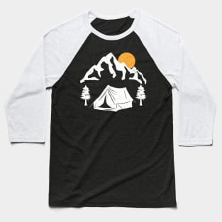 Camping Baseball T-Shirt